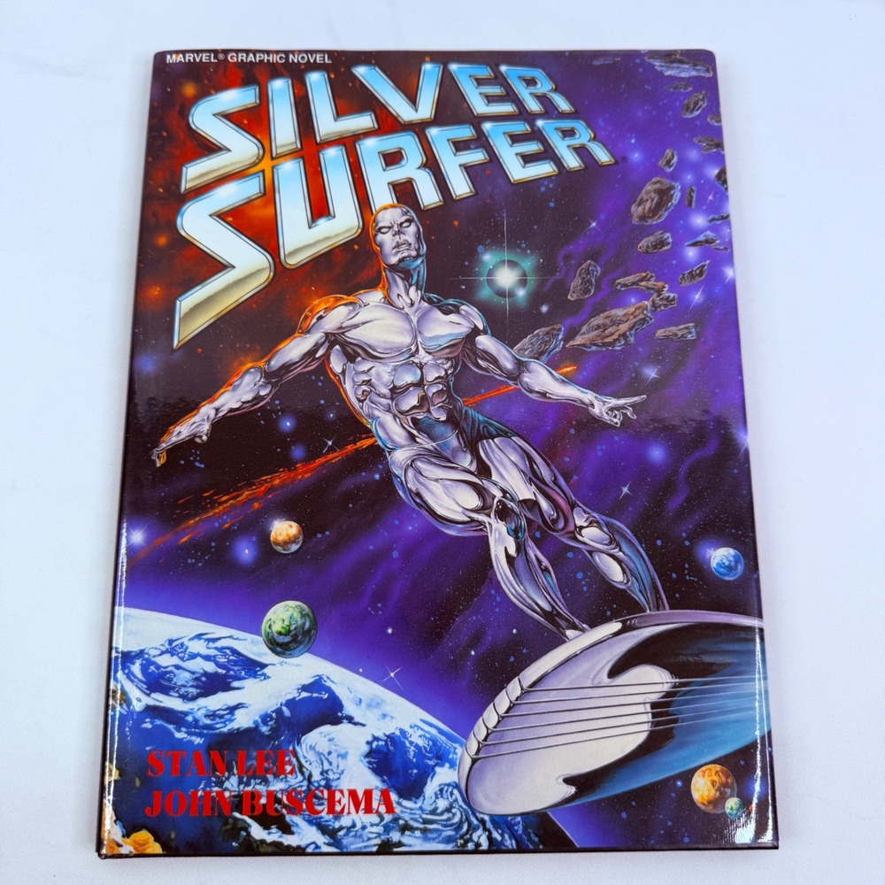 Marvel Graphic Novel Silver Surfer Judgment Day HC Stan Lee John Buscema 1988